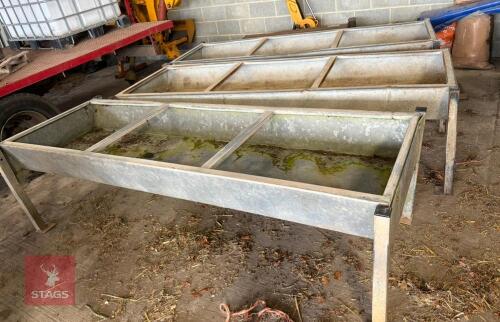 3 X 8' IAE BEEF TROUGHS