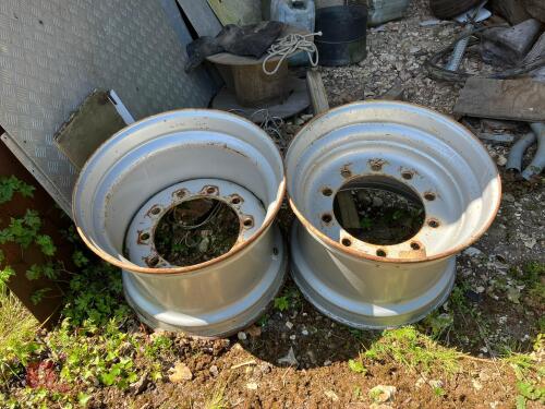 PAIR OF 22.5 AG 16.00 RIMS