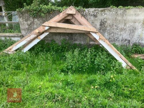 3 OLD WOODEN A FRAMES (S/R)