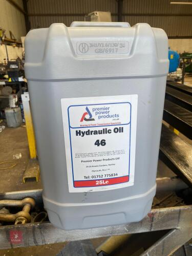 20L DRUM OF HYDRAULIC OIL