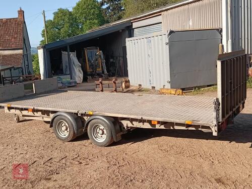 2019 16' IFOR WILLIAMS TILT BED TRAILER