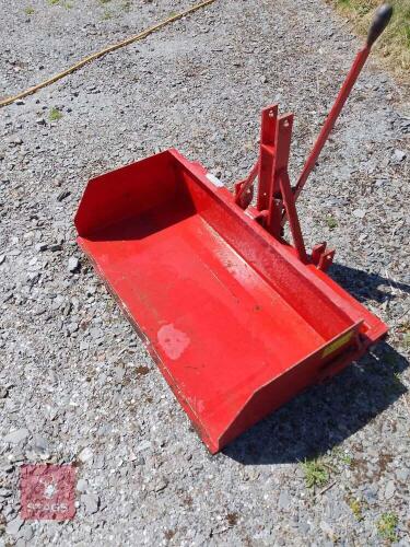 COMPACT TRACTOR REAR SCOOP BUCKET