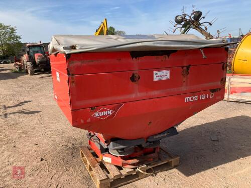 2010 KUHN MDS 19.1D FERTILISER SPREADER