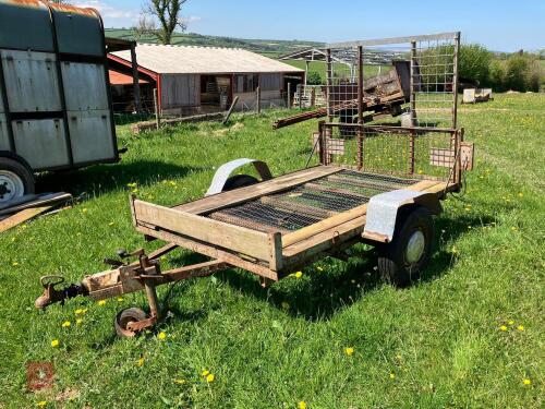 SINGLE AXLE CAR TRAILER