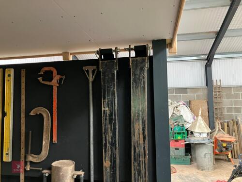 PAIR OF PALLET FORK EXTENSIONS