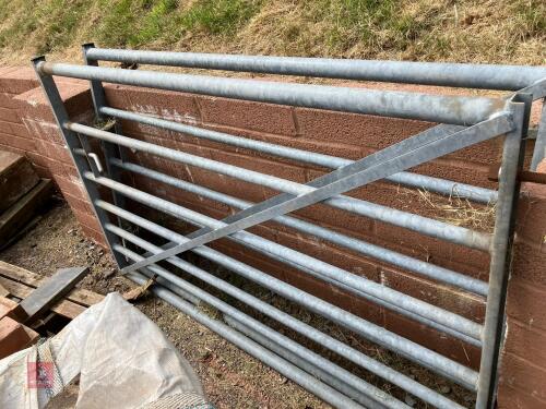 2 X 6' GALVANISED GATES