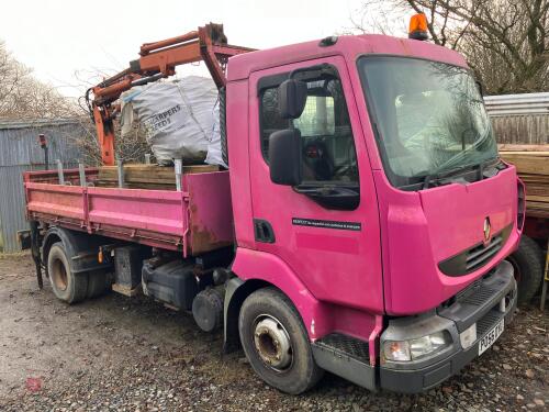 2006 RENAULT 7.5T HIGH TIPPER LORRY