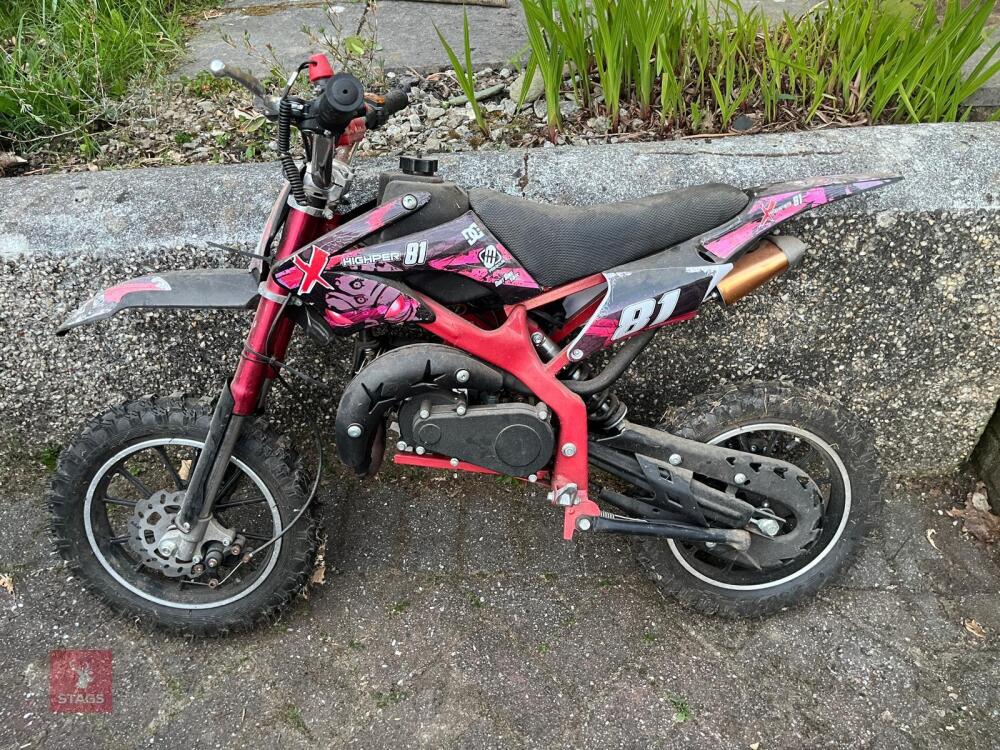 KIDS MOTORCROSS/PIT BIKE