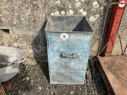 GALVANISED BIN/PLANTER (36)