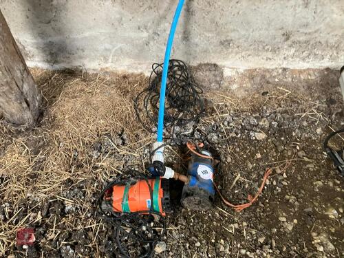 2 SUBMERSIBLE PUMPS (100)