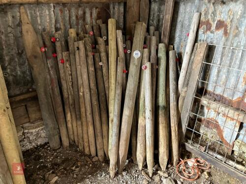 60+ 1.1M WOODEN STAKES (101)