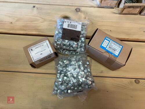 LARGE QTY DOME NUTS (700 IN TOTAL)