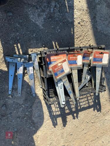 QTY OF VARIOUS GATE T HINGES