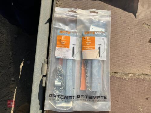 2 X 8'' GATEMATE CHAIN BOLTS