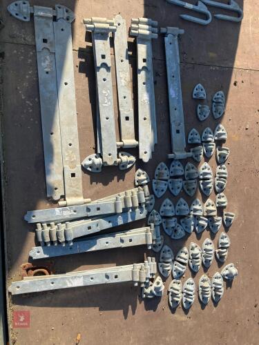 LARGE QTY DECORATIVE HINGES AND CUPS