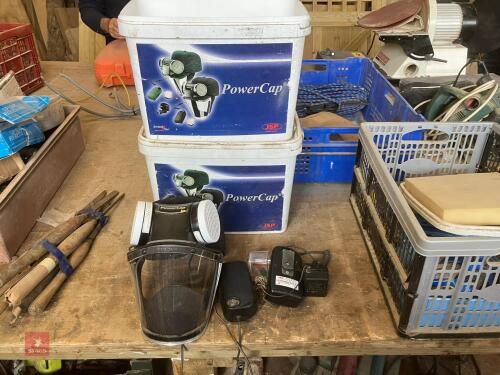 2 POWERCAP DUST MASKS