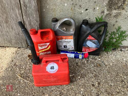 PART OILS & FUEL CAN (48)