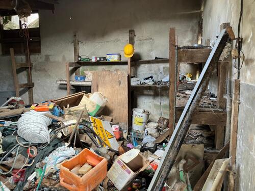 WORKSHOP SCRAP, FIXINGS, TOOLS, ETC (49)