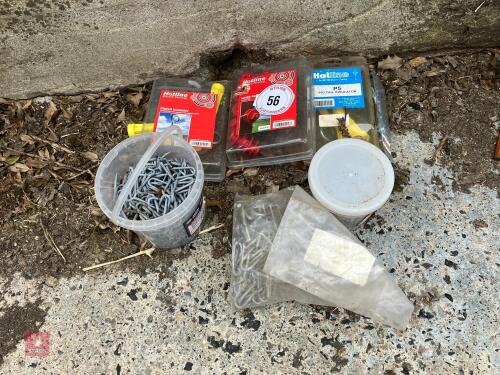 STAPLES, INSULATORS, ETC (57)
