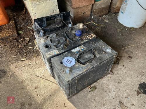 3 SCRAP BATTERIES (119)