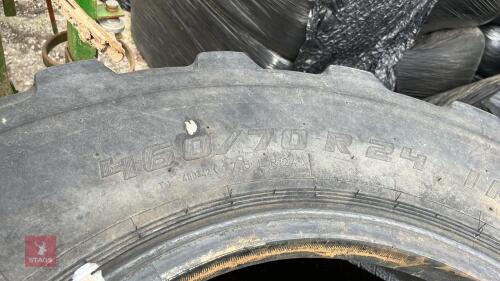 2 X 460-70 R24 TYRES