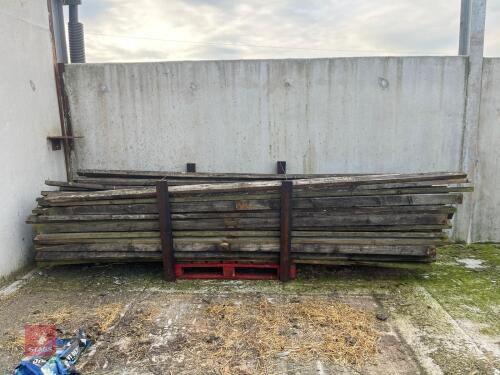 80+ 3.6M WOODEN RAILS