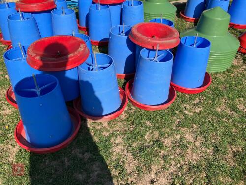 10 MANOLA PHEASANT FEEDERS