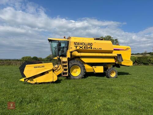 1998 NEW HOLLAND TX64 PLUS 2WD COMBINE