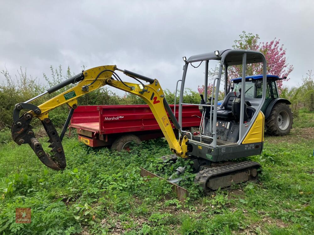 2022 WACKER NEUSON ET16 MINI EXCAVATOR