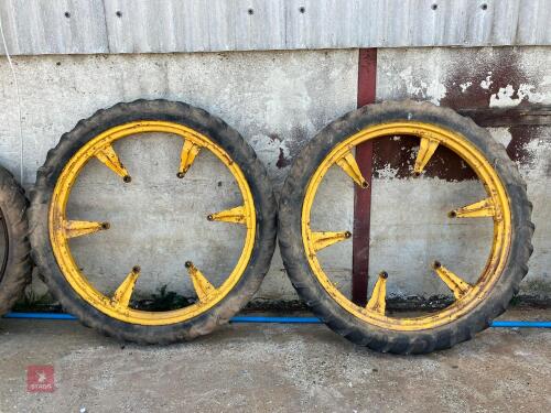 PAIR OF 6.50-44 ROW CROP WHEELS