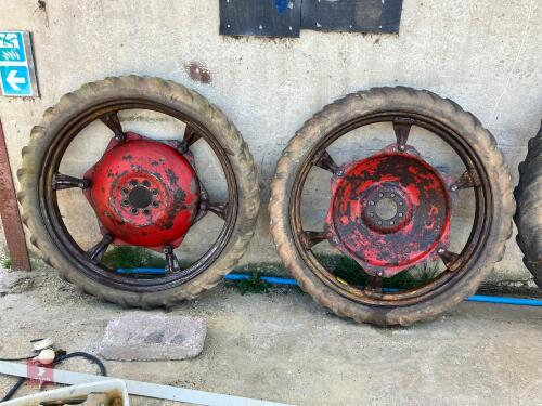 PAIR OF STONDEN 6.00-36 ROW CROP WHEELS