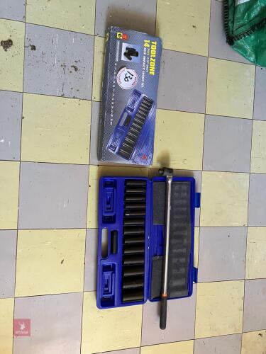 1/2'' SOCKET SET & WRENCH (130)