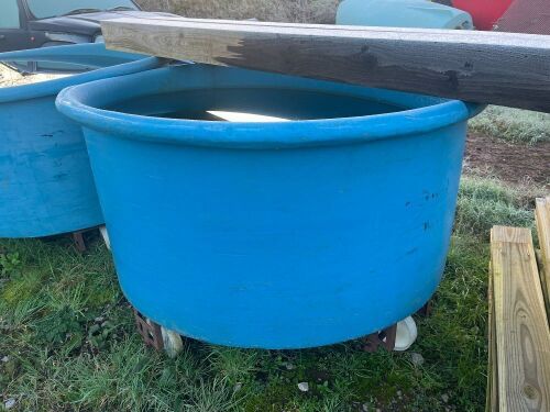 LARGE BLUE TROUGH/TUB