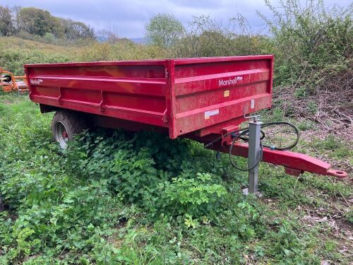 MARSHALL 5/4 SINGLE AXLE TIPPING TRAILER