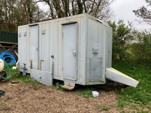 2005 SECURI CABIN TWIN AXLE TRAILER