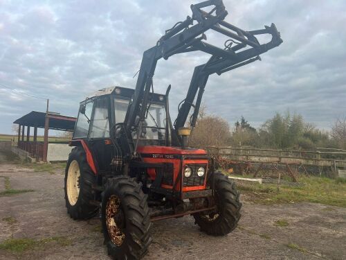 1988 ZETOR 7245 4WD LOADER TRACTOR