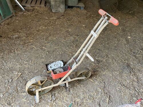 PUSH ALONG SEED TILLER