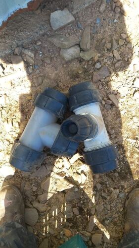 2 63M PLASTIC WATER FITTINGS