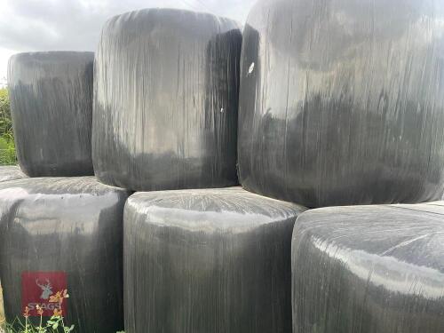 18 ROUND BALES OF 2024 HAYLAGE BIDS PER BALE