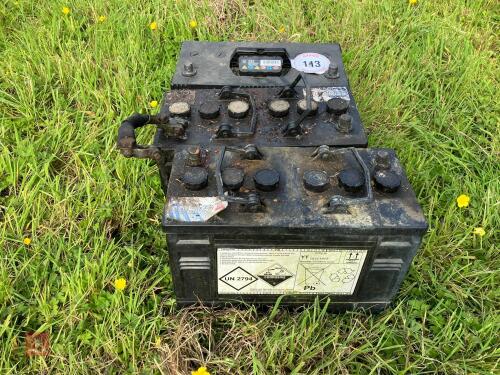 3 LORRY BATTERIES
