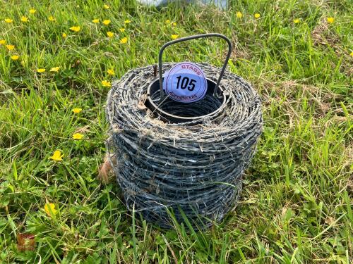 PART ROLL OF H.T BARBED WIRE