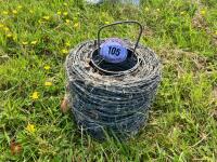 PART ROLL OF H.T BARBED WIRE