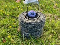 PART ROLL OF H.T BARBED WIRE - 2
