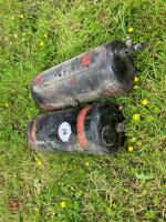 2 LORRY AIR TANKS