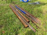 QTY OF BOX SECTION, ANGLE IRON & TUBE - 2