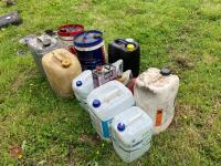 VARIOUS CANS OF OILS, AD-BLUE, ETC - 5