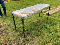 LIGHTWEIGHT METAL WORK TABLE - 4