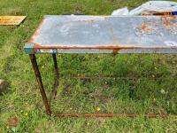 LIGHTWEIGHT METAL WORK TABLE - 6