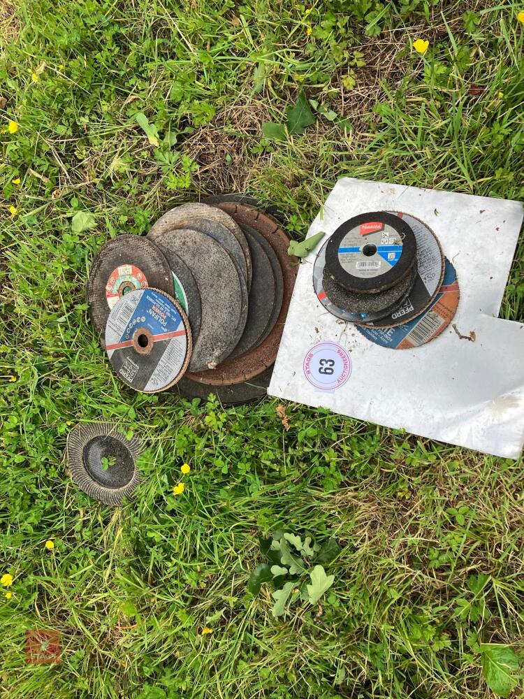 QTY OF ANGLE GRINDER DISC