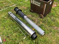2 LENGTHS OF FLU PIPE - 2